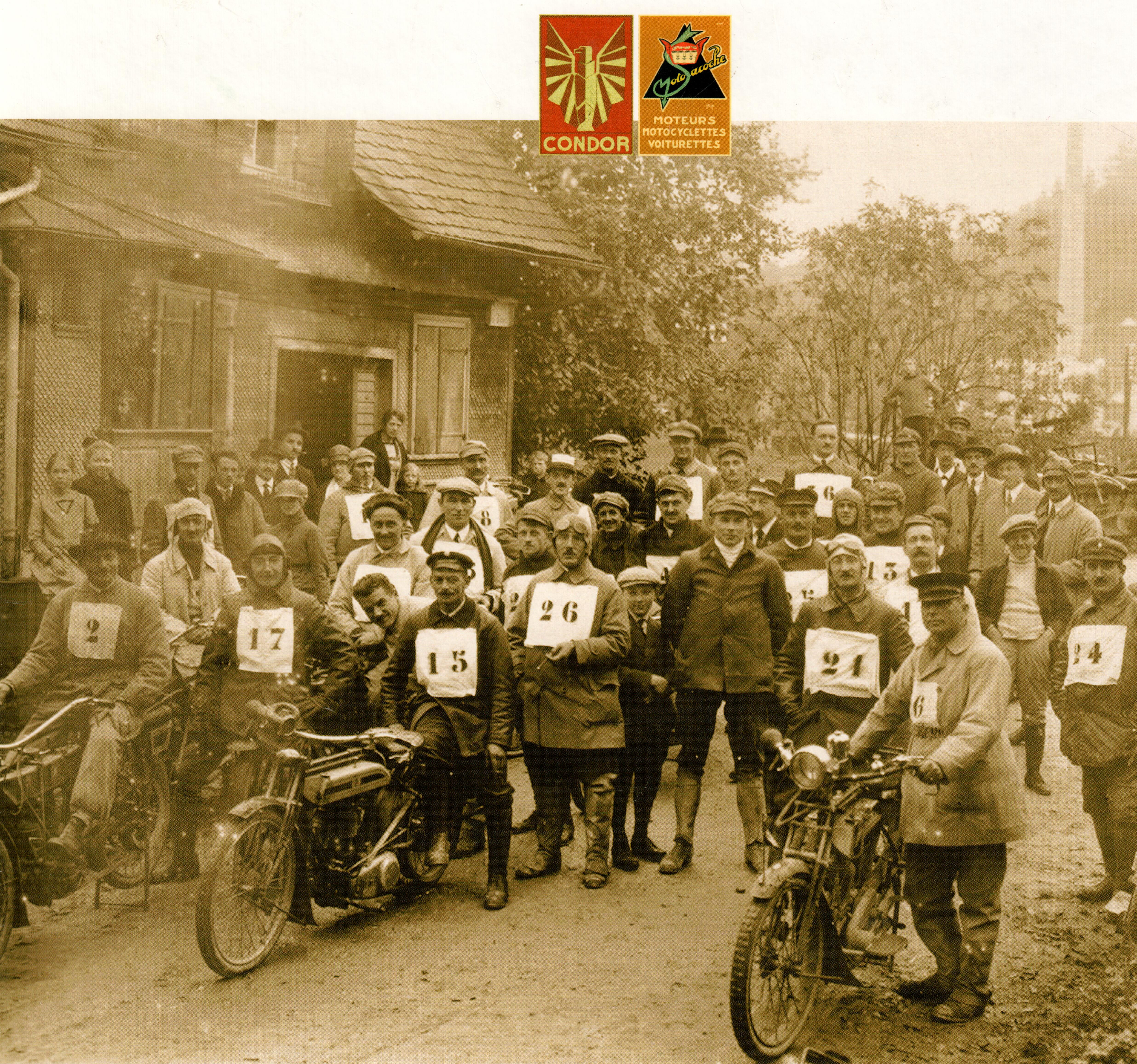 Clubrennen des Motorradclubs St. Gallen von Spiessegg nach Engelburg, 1923
